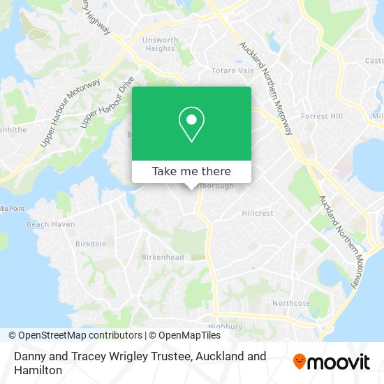 Danny and Tracey Wrigley Trustee map