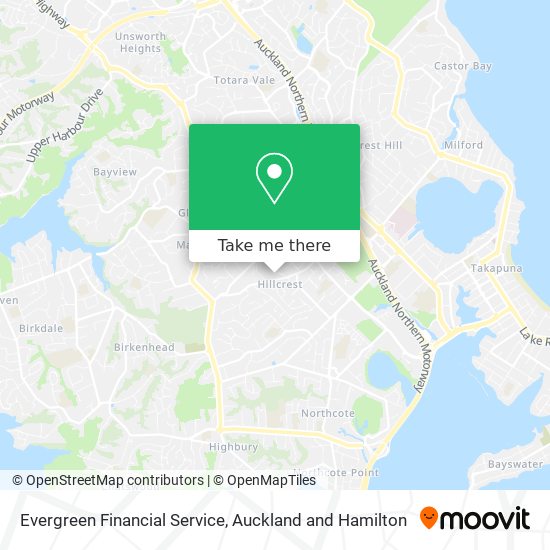 Evergreen Financial Service map