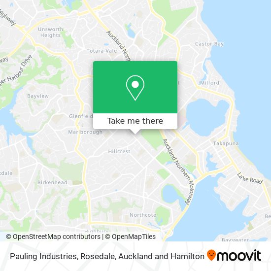 Pauling Industries, Rosedale map