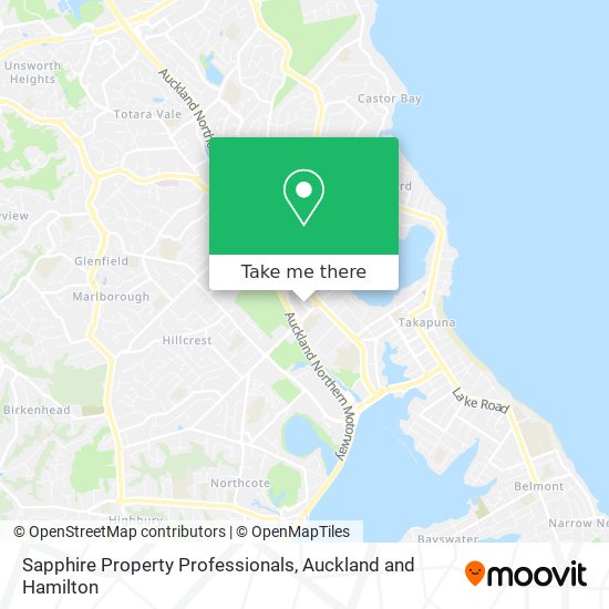 Sapphire Property Professionals map