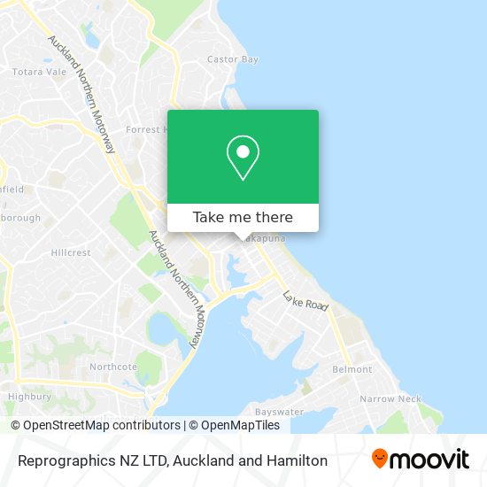 Reprographics NZ LTD map