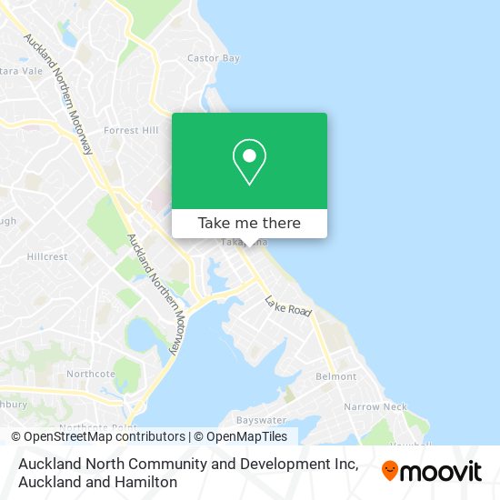 Auckland North Community and Development Inc map