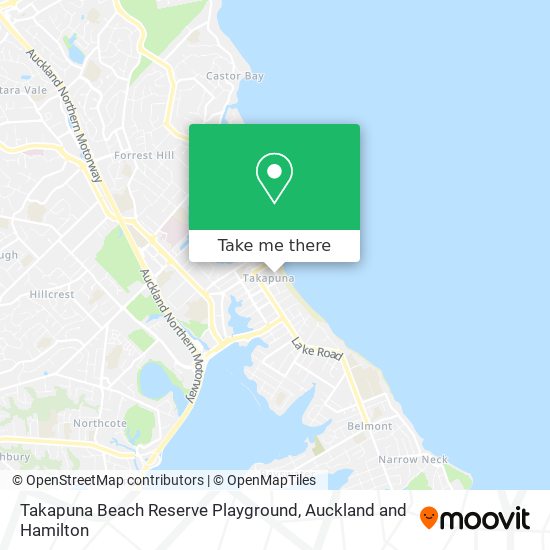 Takapuna Beach Reserve Playground map