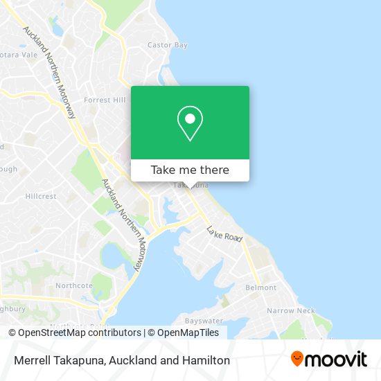 Merrell Takapuna map