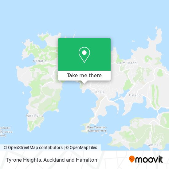 Tyrone Heights map