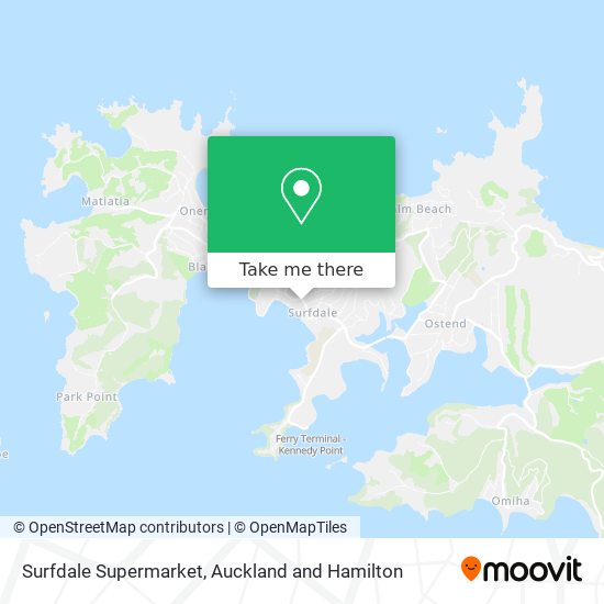 Surfdale Supermarket map