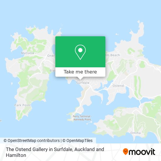 The Ostend Gallery in Surfdale map