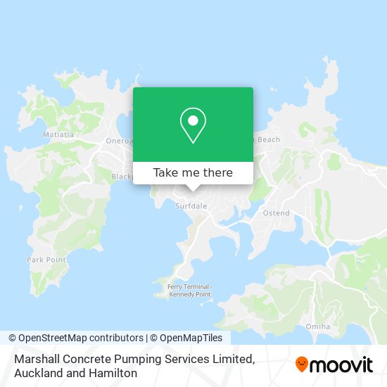 Marshall Concrete Pumping Services Limited map