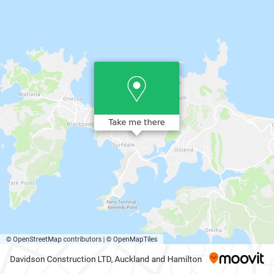 Davidson Construction LTD map