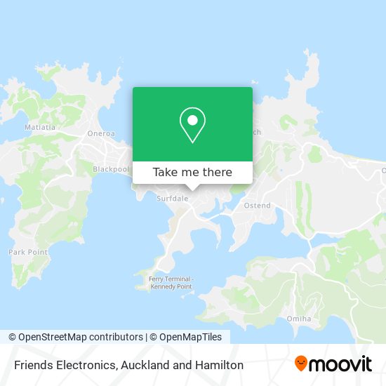 Friends Electronics map