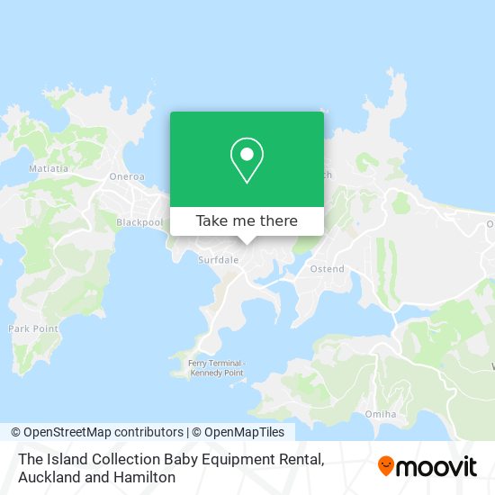 The Island Collection Baby Equipment Rental map