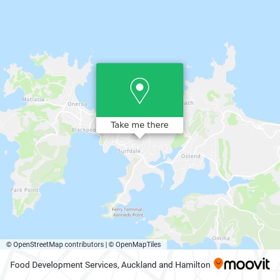 Food Development Services map