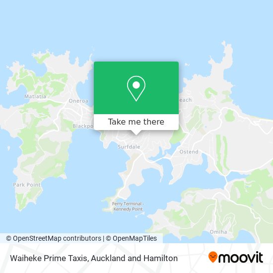 Waiheke Prime Taxis地图