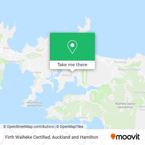 Firth Waiheke Certified地图