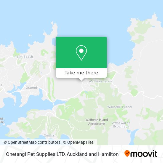 Onetangi Pet Supplies LTD地图