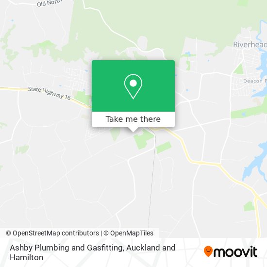 Ashby Plumbing and Gasfitting map