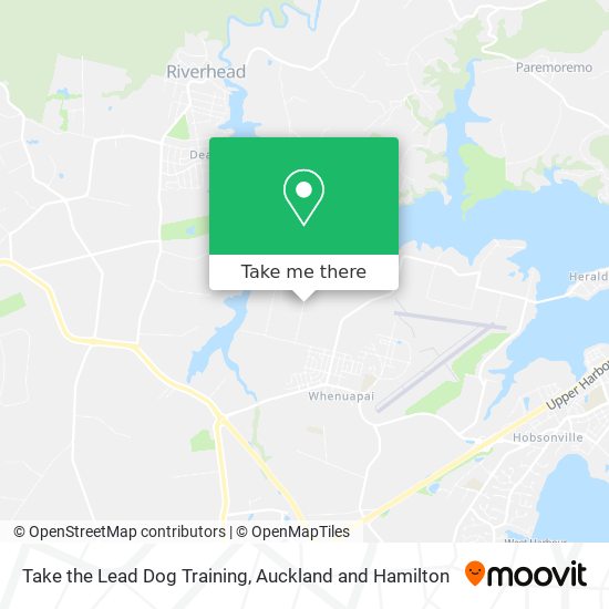 Take the Lead Dog Training map