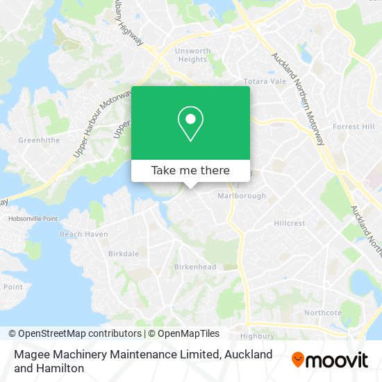 Magee Machinery Maintenance Limited map