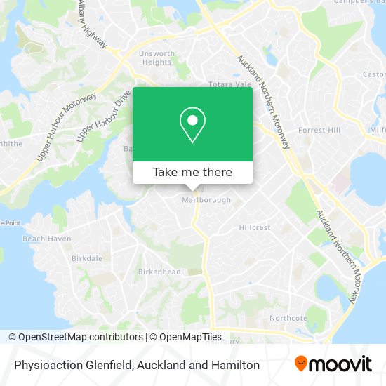 Physioaction Glenfield地图