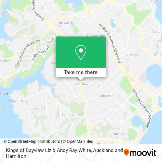 Kings of Bayview Liz & Andy Ray White map