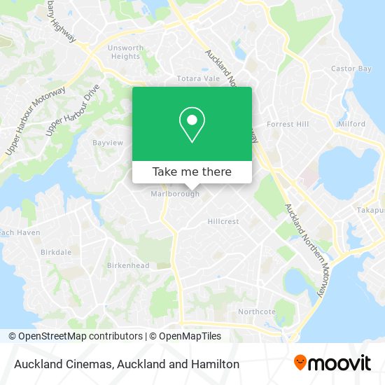 Auckland Cinemas地图