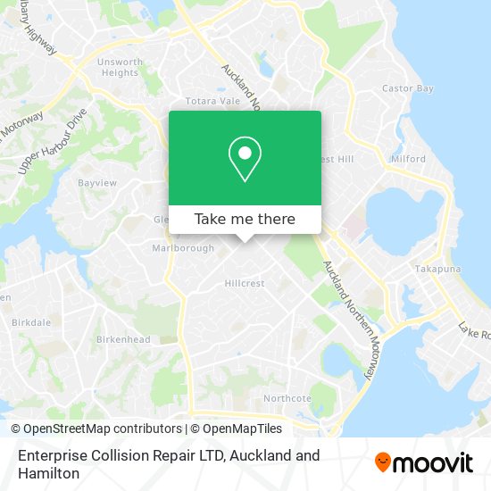Enterprise Collision Repair LTD map