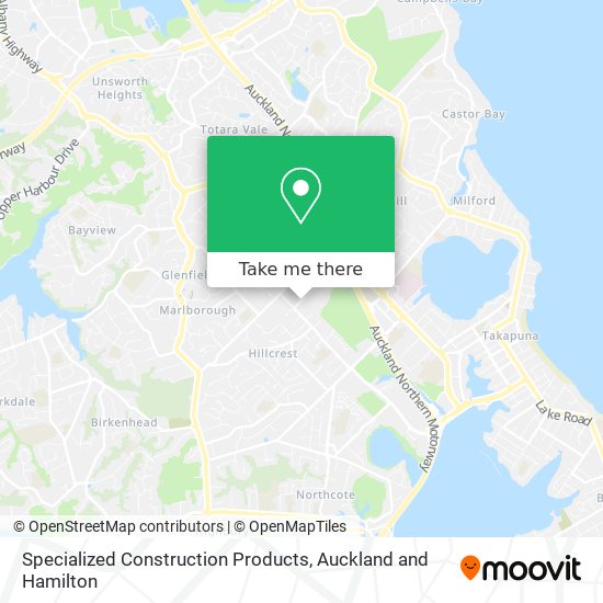 Specialized Construction Products map