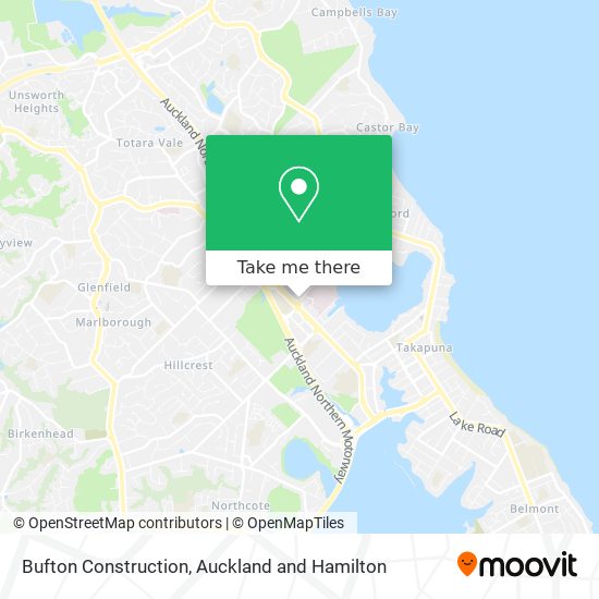 Bufton Construction map