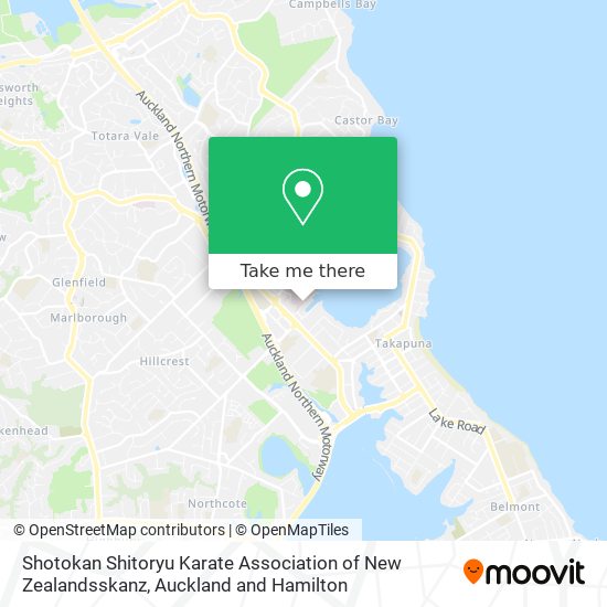 Shotokan Shitoryu Karate Association of New Zealandsskanz map