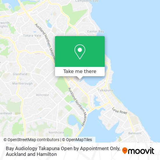Bay Audiology Takapuna Open by Appointment Only map