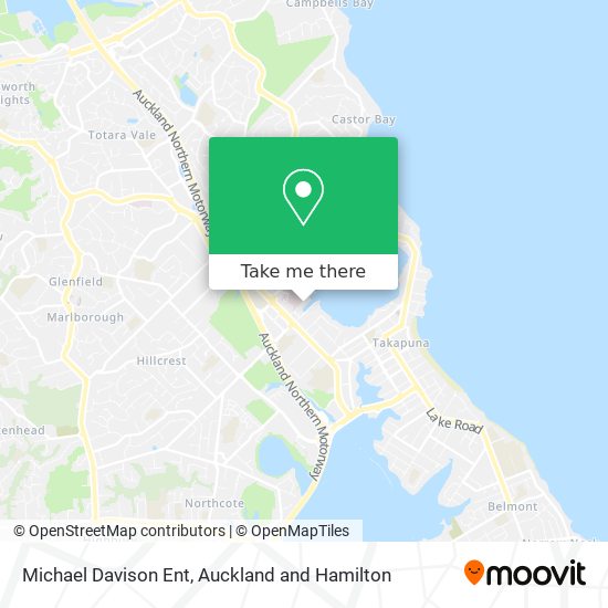 Michael Davison Ent map