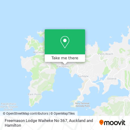 Freemason Lodge Waiheke No 367地图