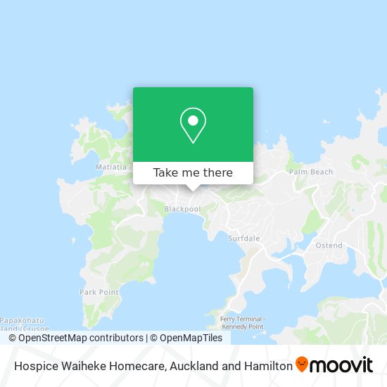 Hospice Waiheke Homecare地图