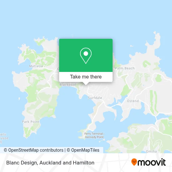 Blanc Design map