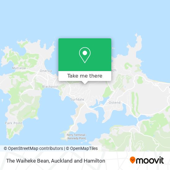 The Waiheke Bean地图