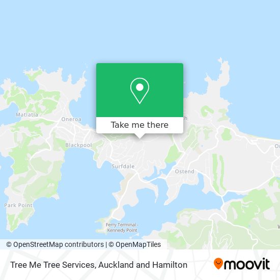 Tree Me Tree Services map