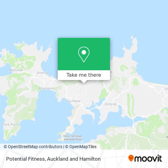 Potential Fitness map