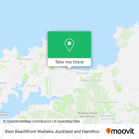 Best Beachfront Waiheke地图
