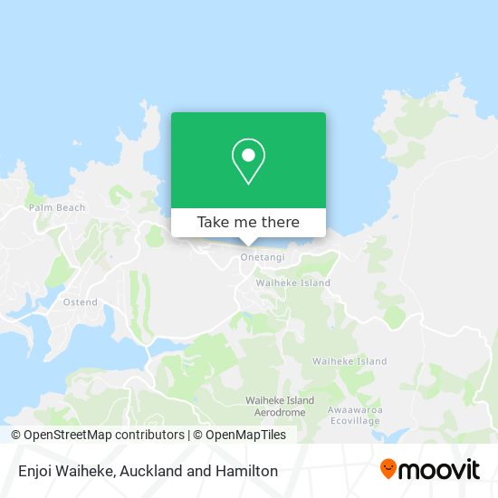 Enjoi Waiheke map