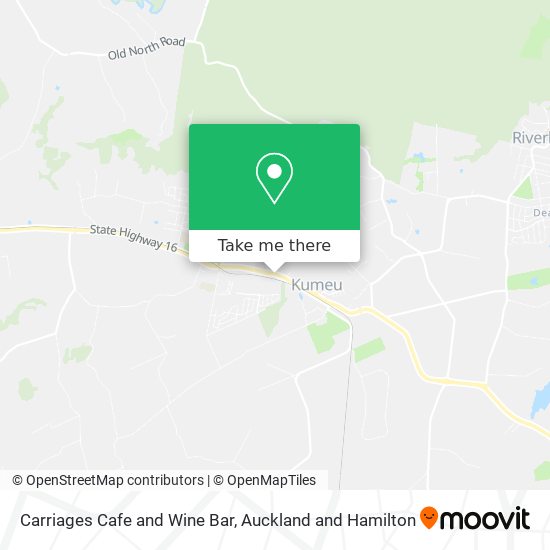 Carriages Cafe and Wine Bar map
