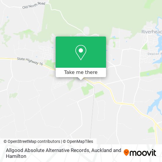 Allgood Absolute Alternative Records map