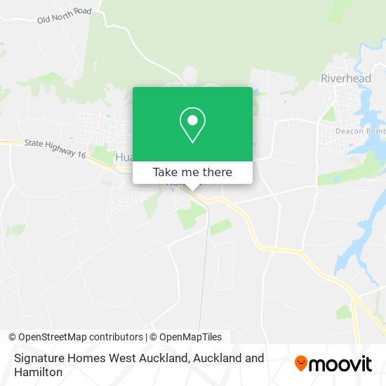 Signature Homes West Auckland map