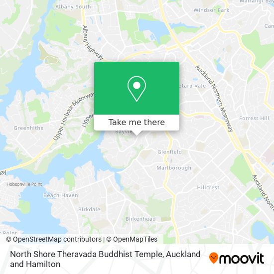 North Shore Theravada Buddhist Temple map