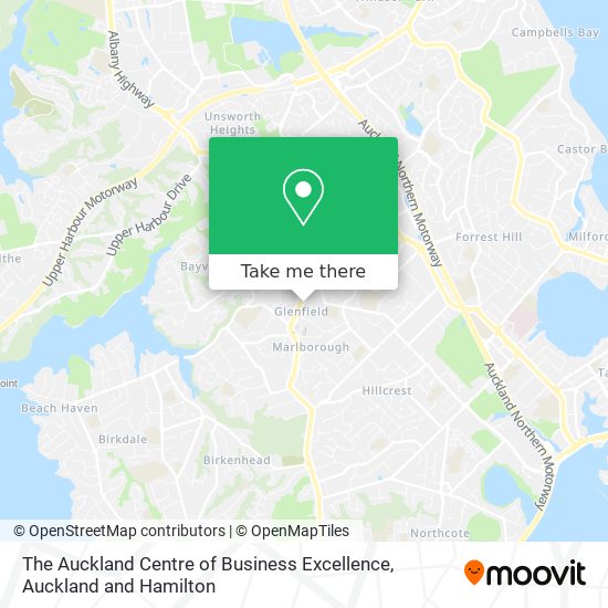 The Auckland Centre of Business Excellence地图