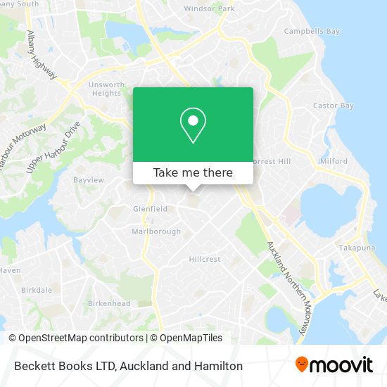 Beckett Books LTD map