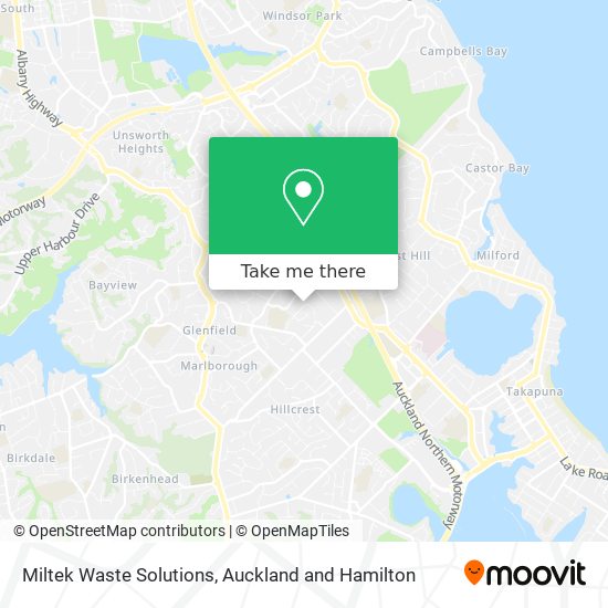 Miltek Waste Solutions map