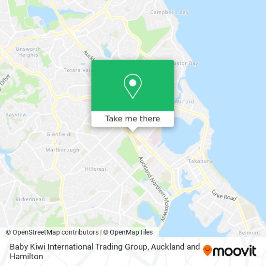 Baby Kiwi International Trading Group map