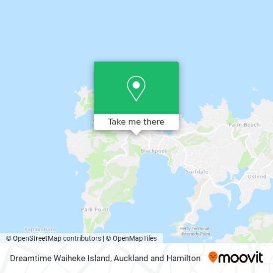 Dreamtime Waiheke Island地图