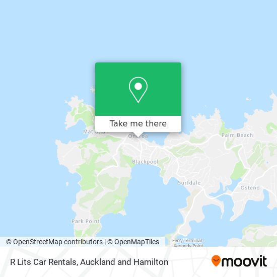 R Lits Car Rentals map