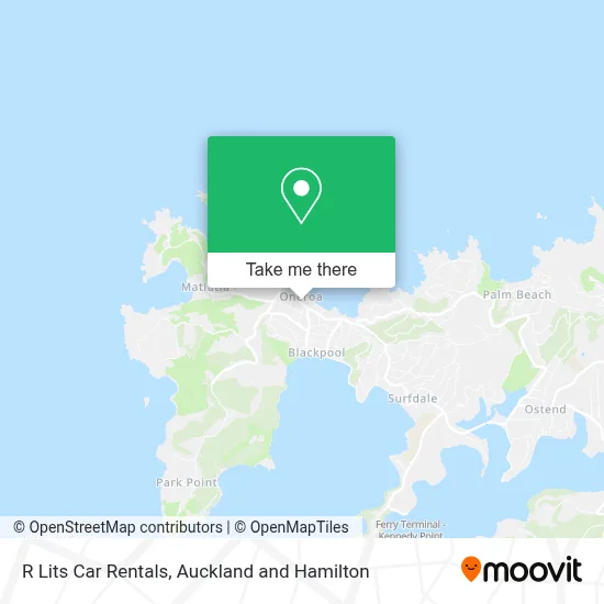 R Lits Car Rentals map